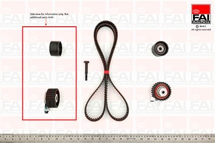 Timing belt kit fits alfa - belt,