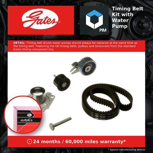 Timing belt water pump kit - water,