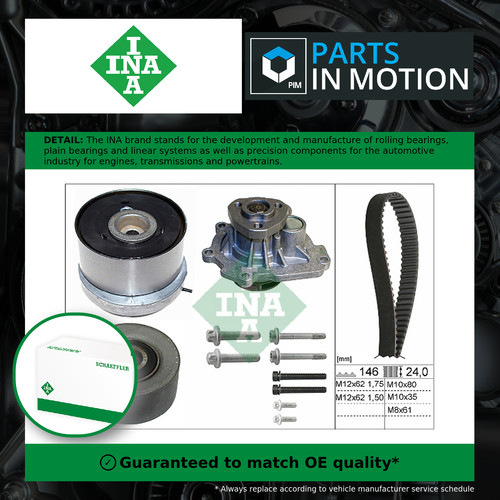 Timing belt water pump kit - water,