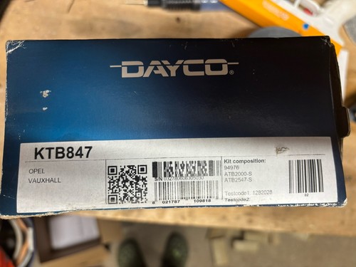 Dayco timing belt - timing, kit